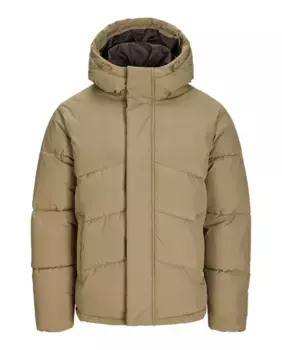 Мужское трехбортное комфортное пальто с воротником с лацканами Jack & Jones, бежевый