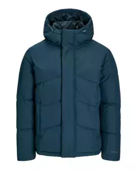 Мужское трехбортное комфортное пальто с воротником с лацканами Jack & Jones, зеленый