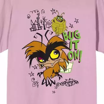 Мужское взросление Creepie "Bug It On!" Футболка с графическим рисунком Licensed Character