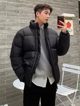 Мужское зимнее стеганое пальто на молнии Dazy, черный