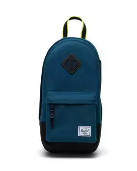 Мужской экологичный рюкзак на плечо 8 л синего цвета Herschel, синий