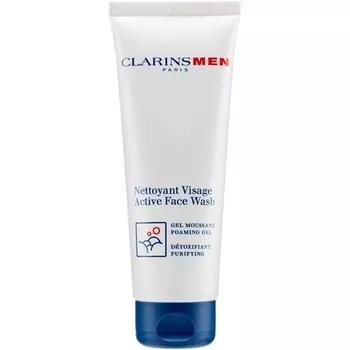 Мужской активный гель-пенка для умывания лица 125 мл, Clarins