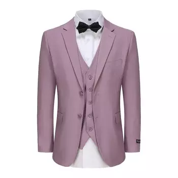 Мужской эластичный костюм Classic Fit Performance из 3 предметов Braveman, цвет Lilac