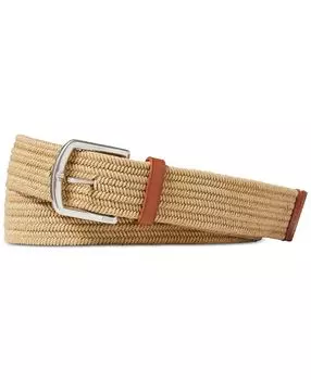 Мужской эластичный ремень из вощеного хлопка Polo Ralph Lauren, мульти