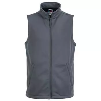 Мужской элегантный жилет из софтшелла Russell, серый