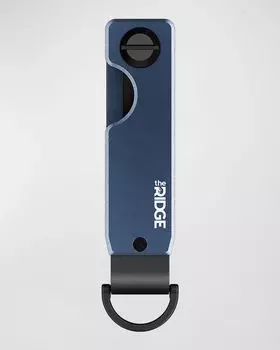 Мужской алюминиевый металлический футляр для ключей The Ridge, цвет Alpine Navy