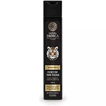 Мужской энергетический шампунь Fury Of The Tiger для тела и волос 250мл, Natura Siberica