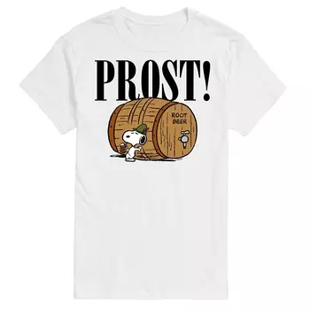 Мужской Арахис Прост! Футболка с рисунком Snoopy Root Beer Licensed Character, белый