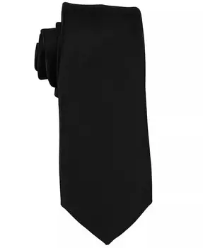 Мужской атласный однотонный галстук ConStruct, черный