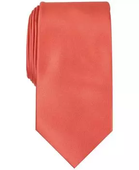 Мужской атласный однотонный галстук Perry Ellis, красный