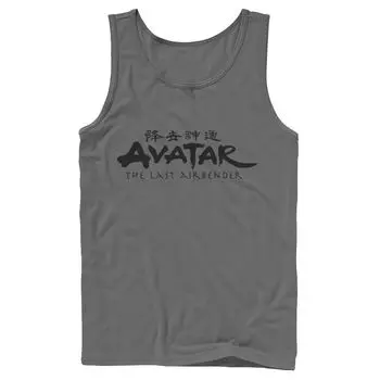 Мужской аватар The Last Airbender, нарисованное шоу, идеограф, логотип, майка Licensed Character