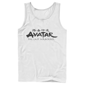 Мужской аватар The Last Airbender, нарисованное шоу, идеограф, логотип, майка Licensed Character