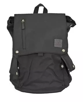 Мужской баллистический рюкзак с клапаном из переработанных материалов Save The Ocean, черный