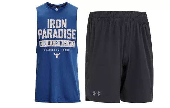 Мужской баскетбольный костюм Under Armour, цвет Blue and Black