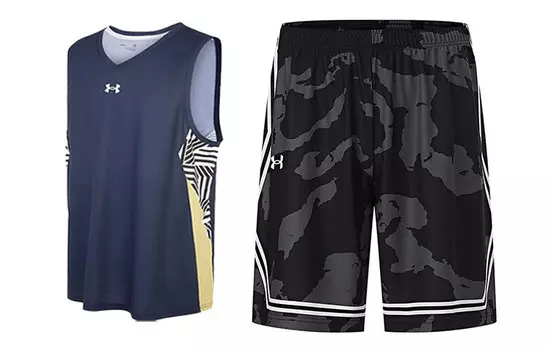 Мужской баскетбольный костюм Under Armour, цвет Blue and Black