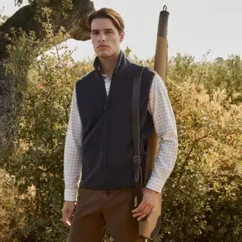 Мужской базовый флисовый жилет Verhunt, тёмно-синий