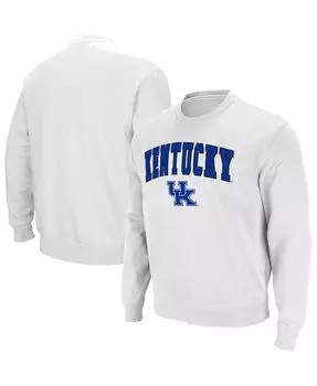 Мужской белый пуловер с логотипом и аркой Kentucky Wildcats Colosseum