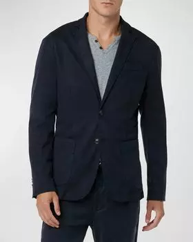 Мужской блейзер из лиоцелла стрейч Wallace Joe's Jeans, цвет Night Sky