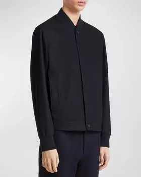Мужской блузон Oasi из кашемира и шерсти ZEGNA, цвет Navy Solid