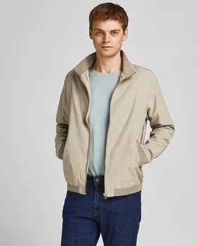 Мужской бомбер Jack & Jones, серый