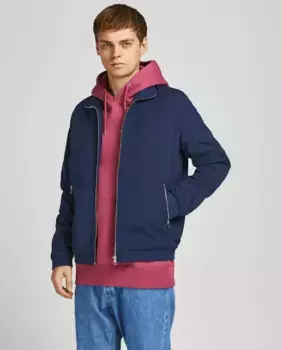 Мужской бомбер Jack & Jones, синий