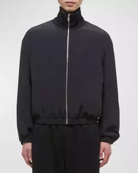 Мужской бомбер с рукавами на молнии Helmut Lang, цвет Black