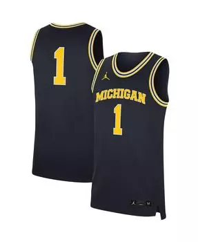 Майка Men's Brand #1 Michigan Wolverines Jordan, темно-синий