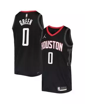 Мужской бренд jalen green black houston rockets 2021/22 swingman джерси - заявление Jordan, черный
