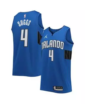 Мужской бренд jalen suggs blue orlando magic 2021/22 swingman jersey - statement edition Jordan, синий