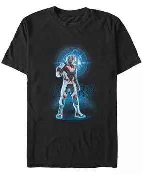Мужской бронекостюм «Человек-муравей» из «Мстителей: Финал», футболка с коротким рукавом Marvel Fifth Sun, черный