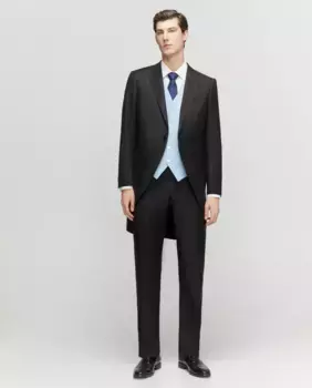 Мужской церемониальный жилет с бриллиантами Emidio Tucci, голубой