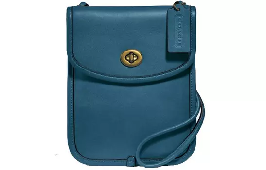 Мужской чехол для мобильного телефона COACH с поворотным замком, Blue