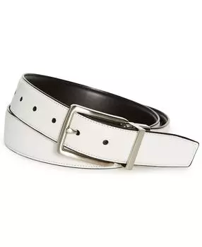 Мужской черно-белый двусторонний ремень PGA TOUR