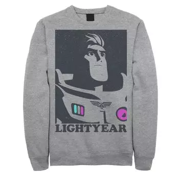 Мужской черно-белый контрастный свитшот Disney/Pixar Lightyear Buzz Licensed Character