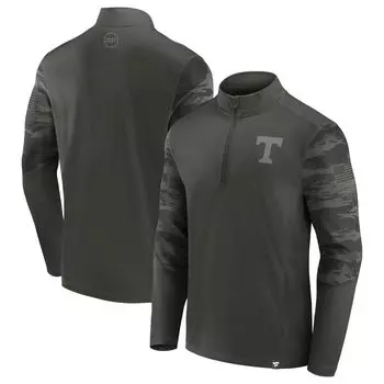Мужской черный фирменный топ с молнией четверть четверти Tennessee Volunteers OHT Military Appreciation Guardian Fanatics