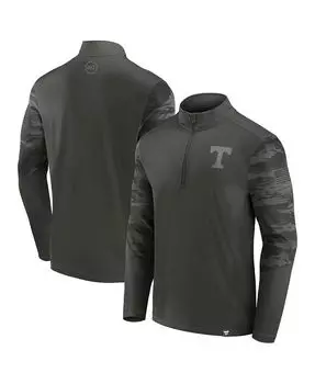Мужской черный фирменный топ Tennessee Volunteers OHT в военном стиле Appreciation Guardian с молнией на четверть Fanatics, черный