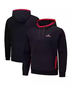 Мужской черный флисовый худи Georgia Bulldogs Flanker Columbia