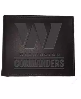 Мужской черный гибридный складной кошелек Washington Commanders Evergreen Enterprises