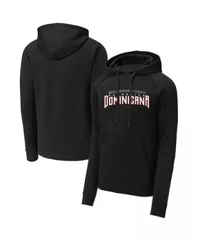 Мужской черный классический пуловер с капюшоном для бейсбола в Доминиканской Республике World Baseball 2023 Country Pride Legends