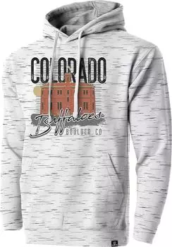 Мужской черный комфортный пуловер с круглым вырезом Image One Colorado Buffaloes, толстовка с круглым вырезом