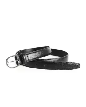 Мужской черный кожаный ремень PuroEgo