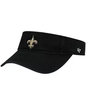 Мужской черный козырек New Orleans Saints Clean Up '47 Brand