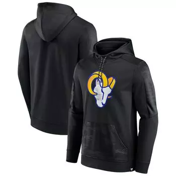 Мужской черный пуловер с капюшоном Fanatics Los Angeles Rams On The Ball