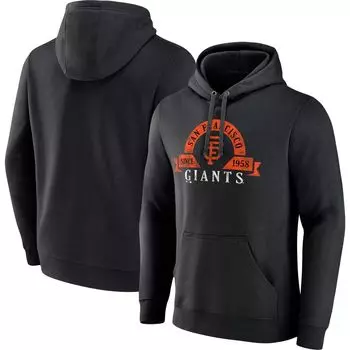 Мужской черный пуловер с капюшоном с логотипом San Francisco Giants Big & Tall Fanatics
