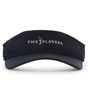 Мужской черный регулируемый козырек THE PLAYERS Mesh Pga Tour, черный