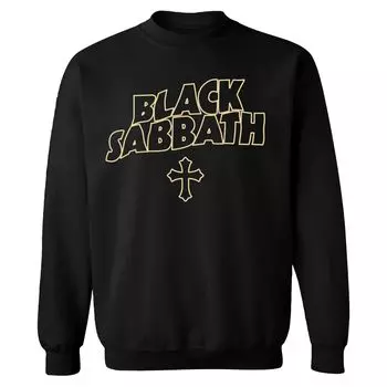 Мужской черный свитшот Sabbath Cross Licensed Character