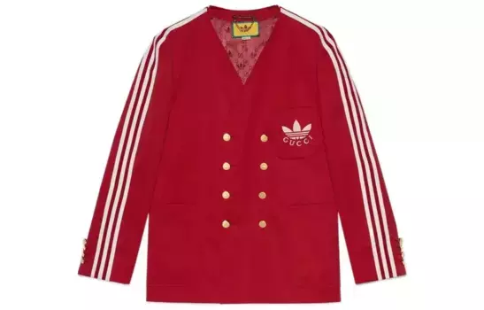 Мужской деловой костюм Adidas Originals X, красный Gucci, красный