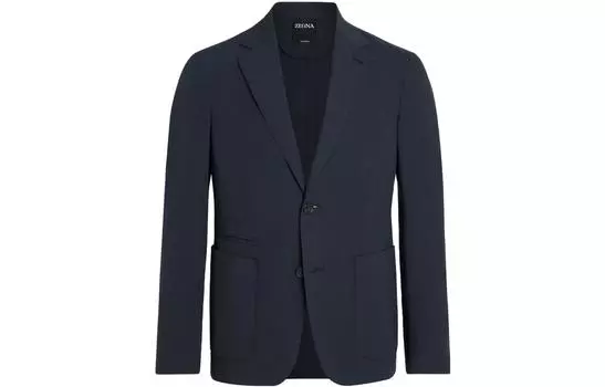 Мужской деловой пиджак Zegna цвета морской волны Ermenegildo Zegna, Marine Blue