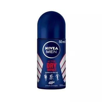 Мужской дезодорант-антиперспирант сухого воздействия шариковый 50 мл Nivea
