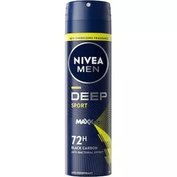 Мужской дезодорант Deep Sport Spray - 150 мл Nivea